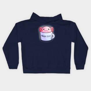 Relax O’Lotl | Axolotl Pun Kids Hoodie